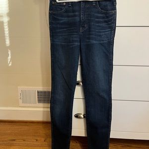 Madewell 10” high rise skinny Jean 25